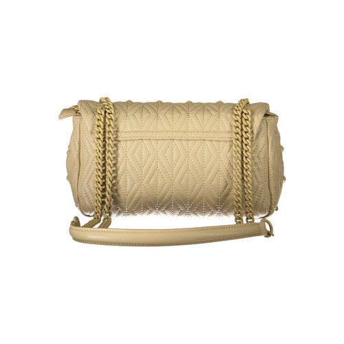 Beige Polyester Handtasche
