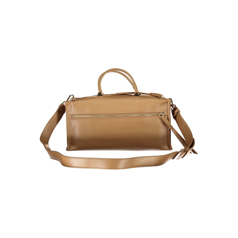 Beige Polyethylen Handtasche