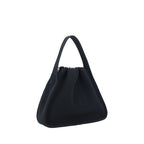Schwarze Polyester-Handtasche