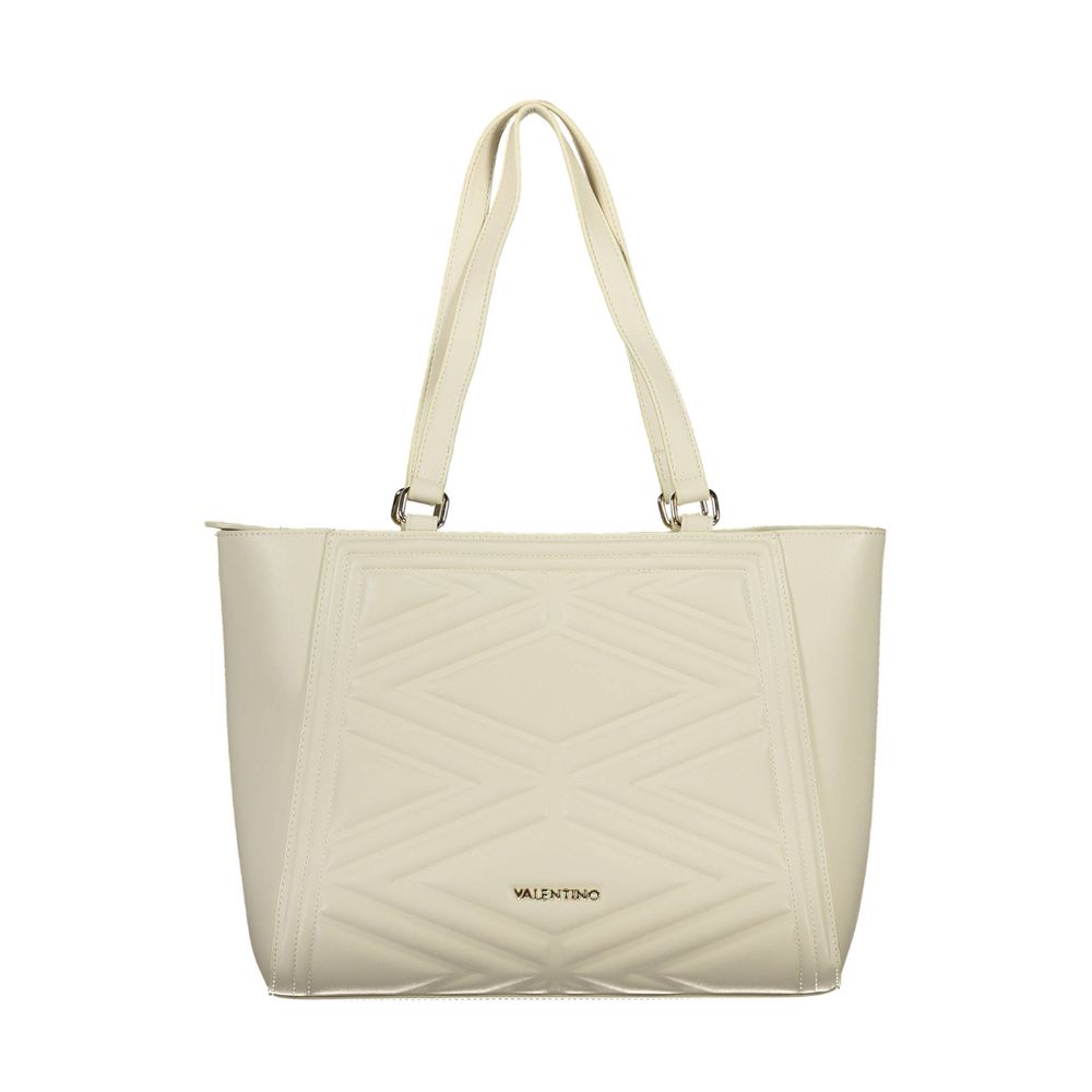 Beige Polyethylen Handtasche