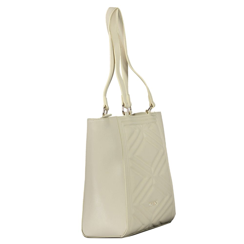 Beige Polyethylen Handtasche