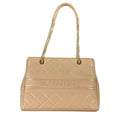 Beige Polyethylen Handtasche