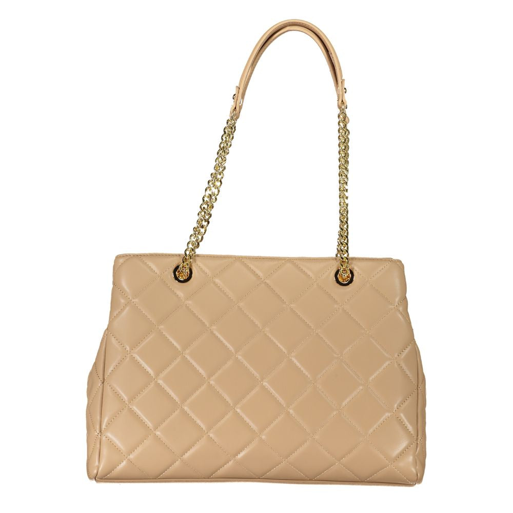 Beige Polyethylen Handtasche
