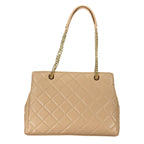 Beige Polyethylen Handtasche