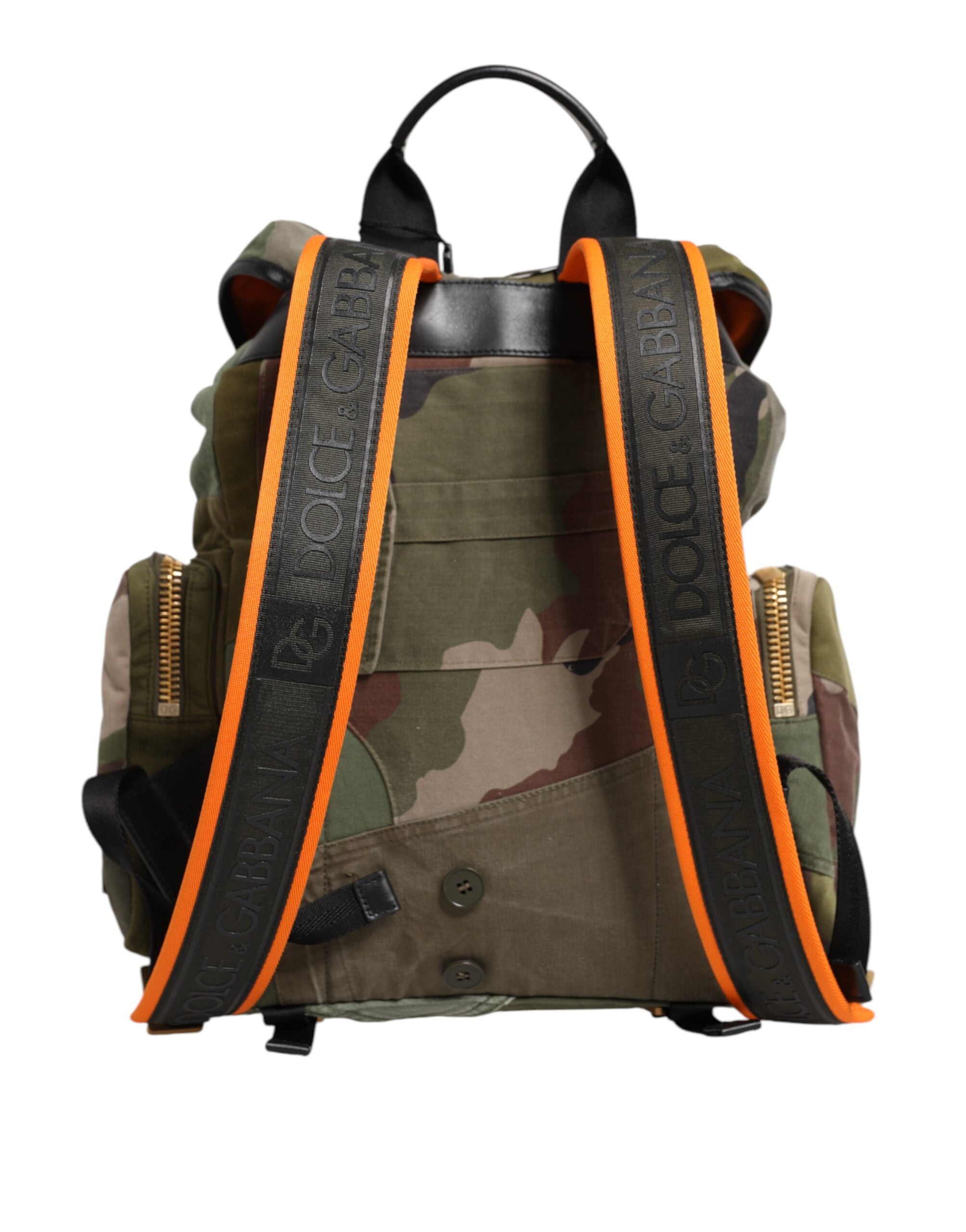 Militär Grün Patchwork Rucksack Rucksack Tasche