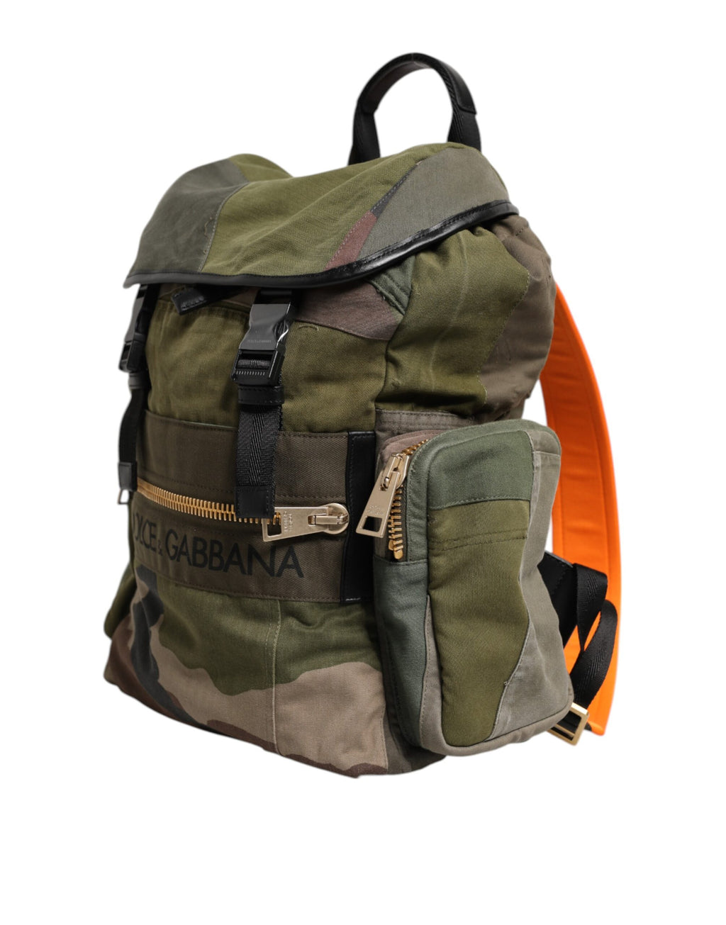 Militär Grün Patchwork Rucksack Rucksack Tasche