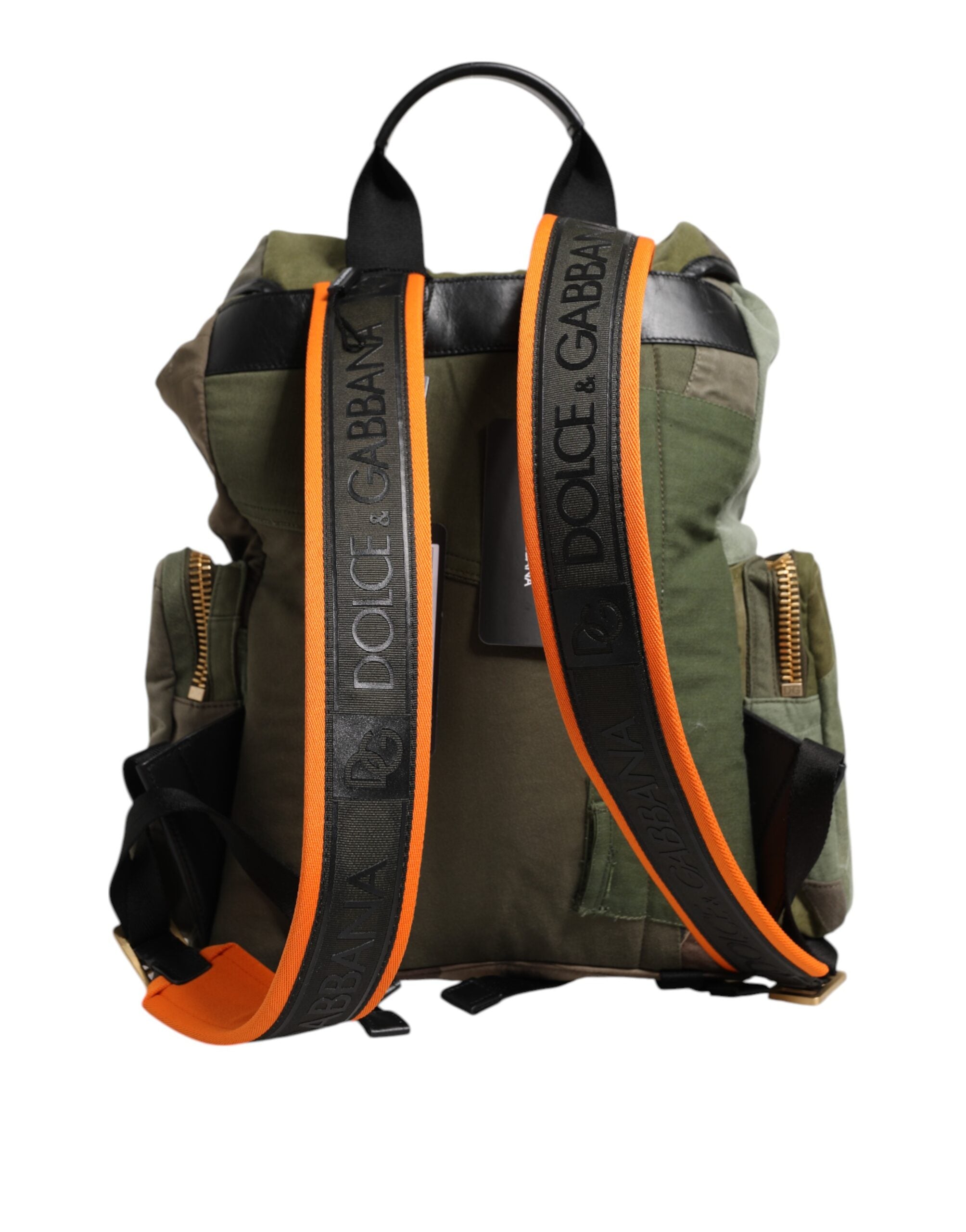 Militär Grün Patchwork Rucksack Rucksack Tasche
