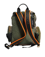 Militär Grün Patchwork Rucksack Rucksack Tasche