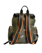 Militär Grün Patchwork Rucksack Rucksack Tasche