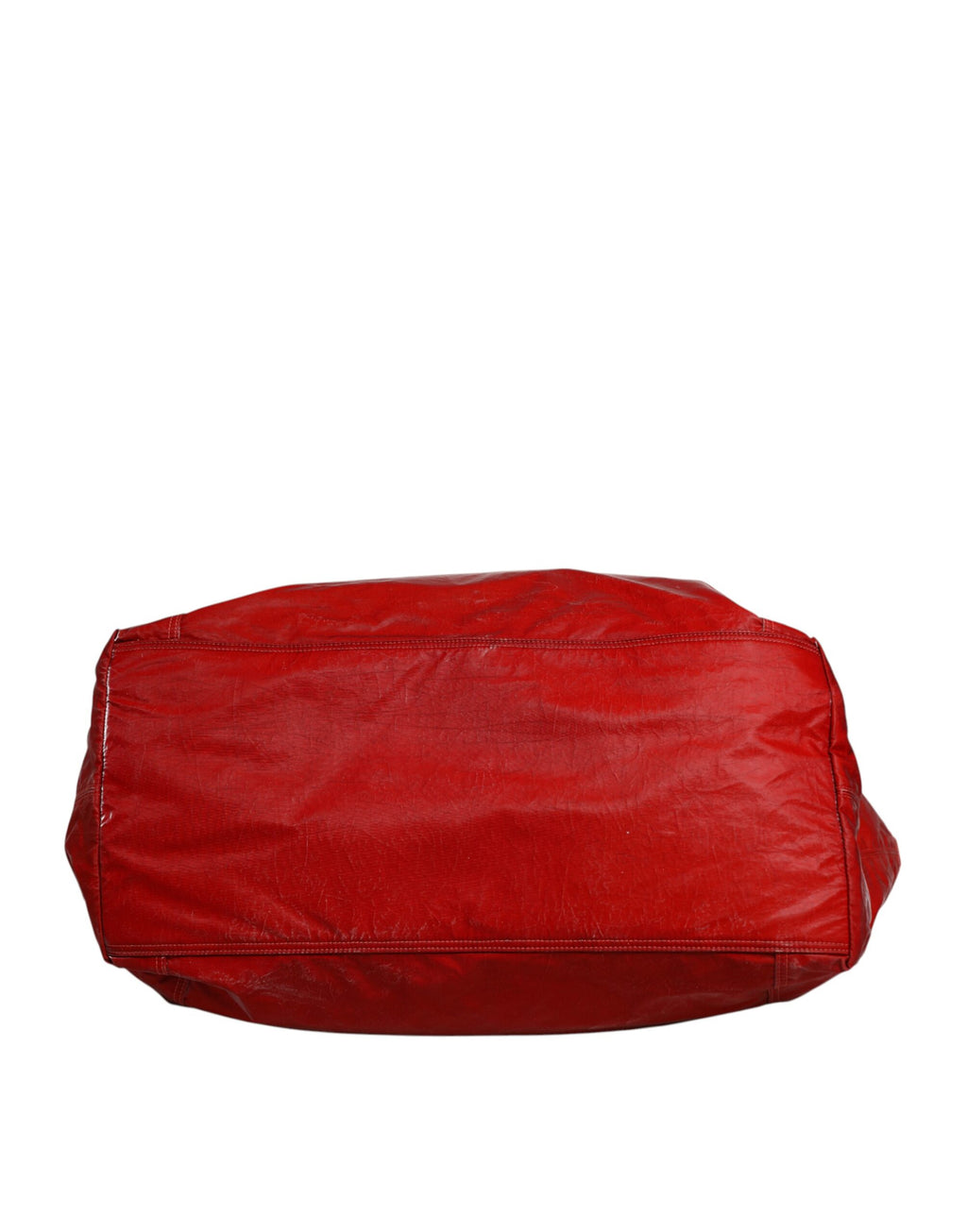 Rote Nylon Hand Schulter Duffel Reisetasche
