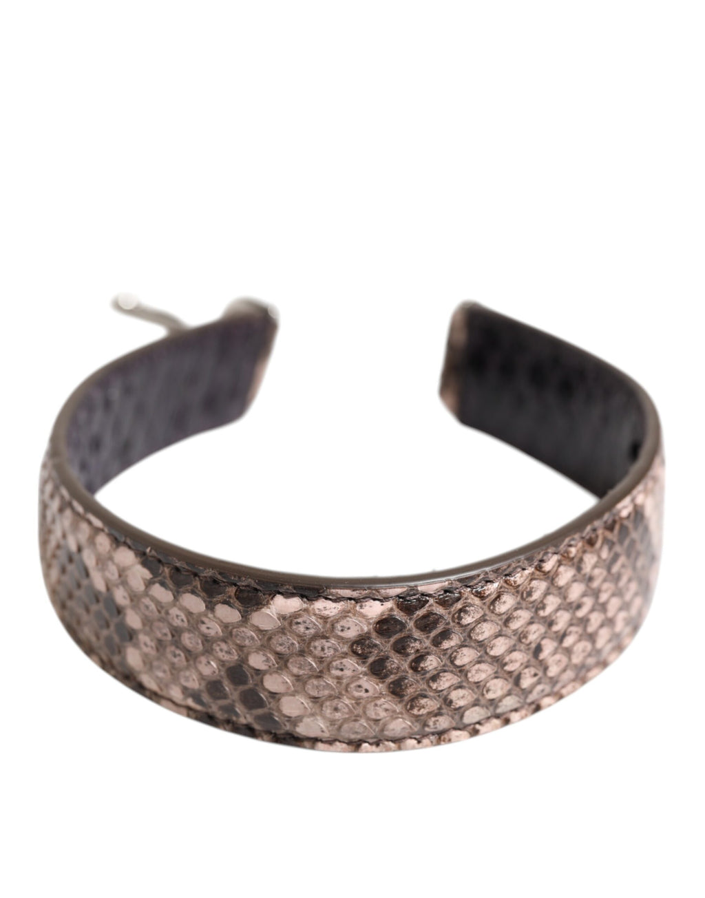 Braunes Exotenleder Handtasche Accessoire Schulterriemen