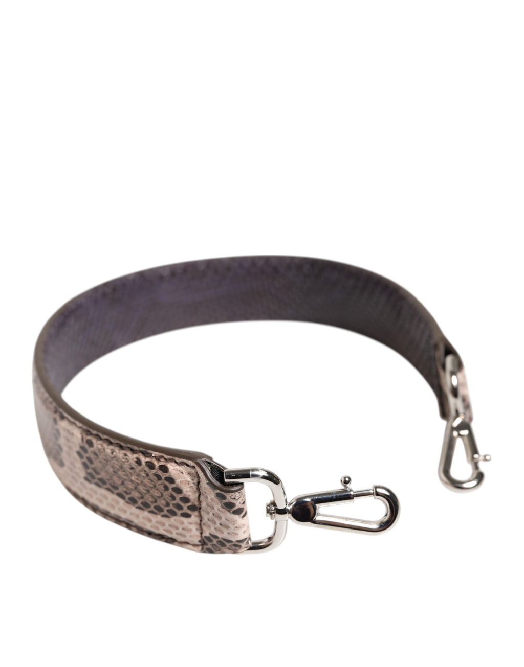 Beige Exotisches Leder Handtasche Accessoire Schulterriemen