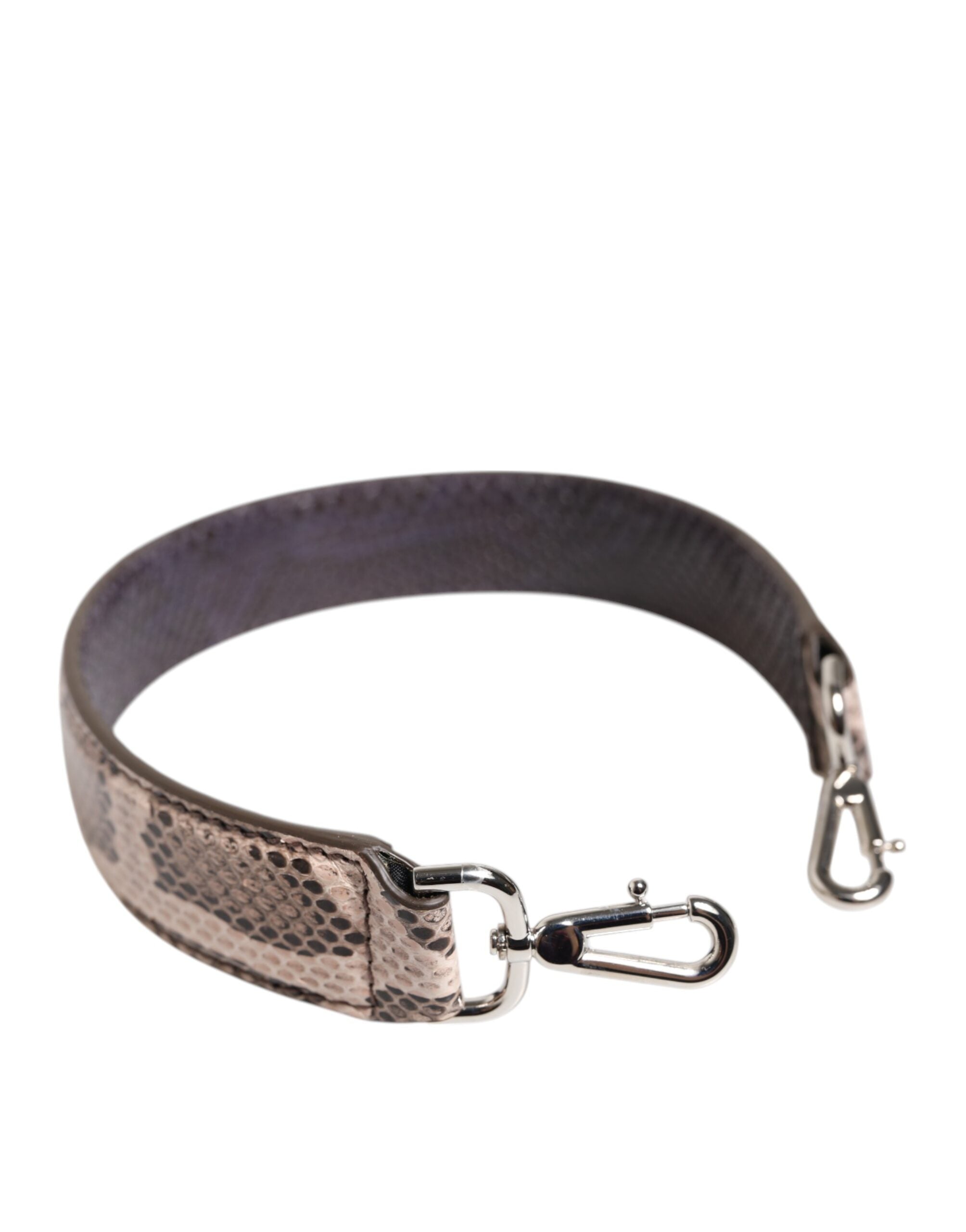 Beige Exotisches Leder Handtasche Accessoire Schulterriemen