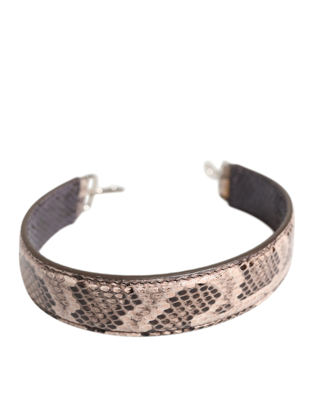 Beige Exotisches Leder Handtasche Accessoire Schulterriemen