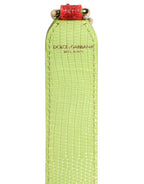 Rotes Exotenleder Handtasche Accessoire Schulterriemen