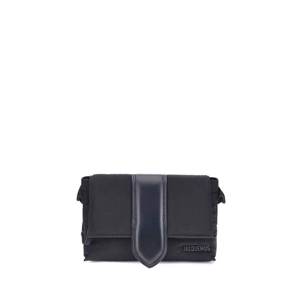 Schwarze Nylon-Handtasche