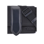 Schwarze Nylon-Handtasche