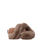 Rosa Leder-Umhängetasche