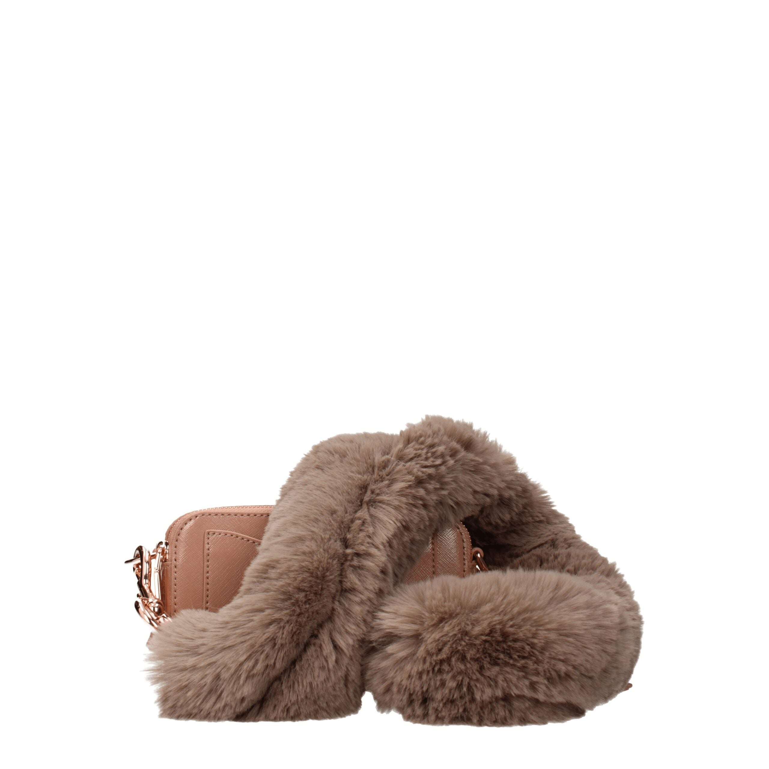 Rosa Leder-Umhängetasche