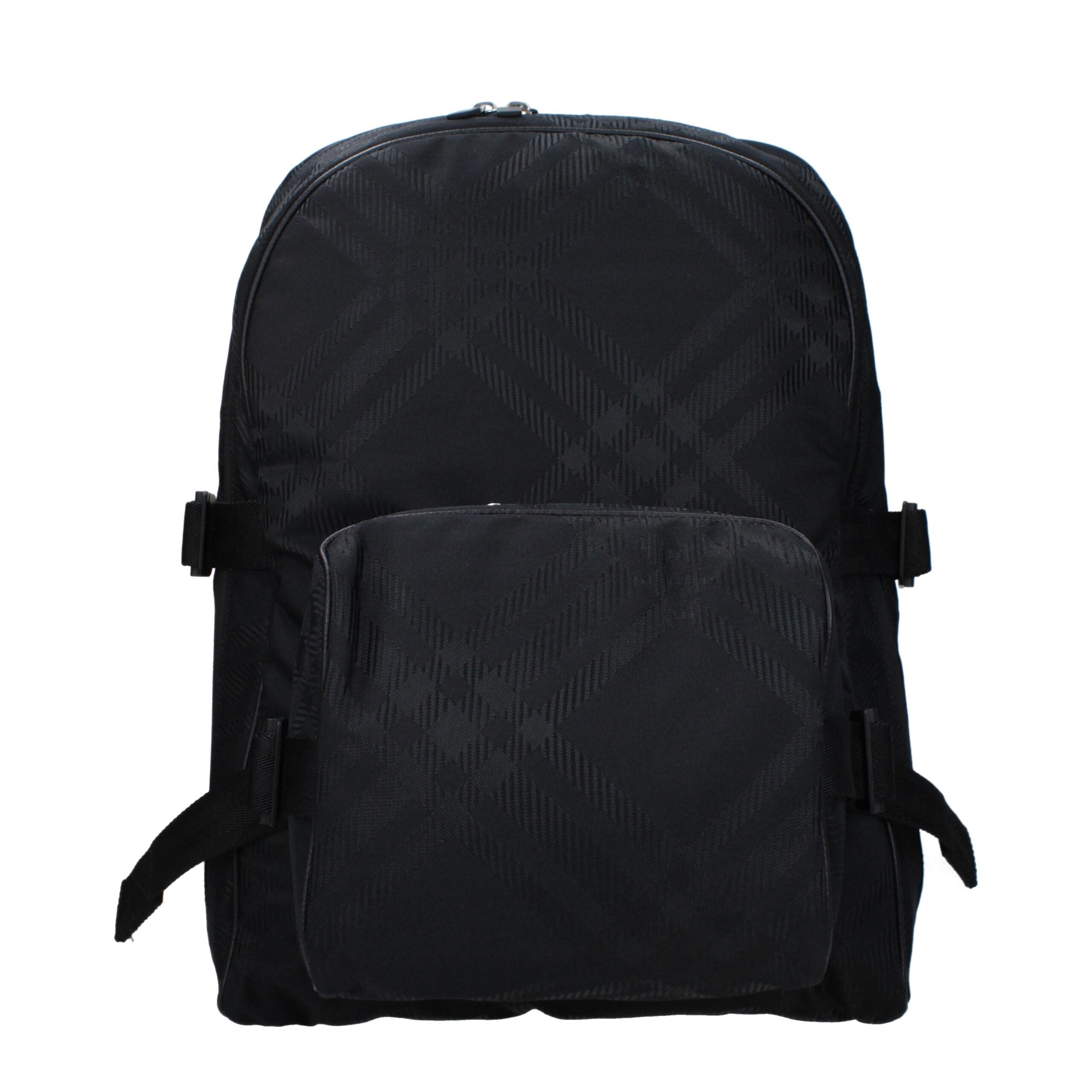 Schwarzer Stoffrucksack