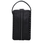 Elegante Leder-Clutch in Schwarz
