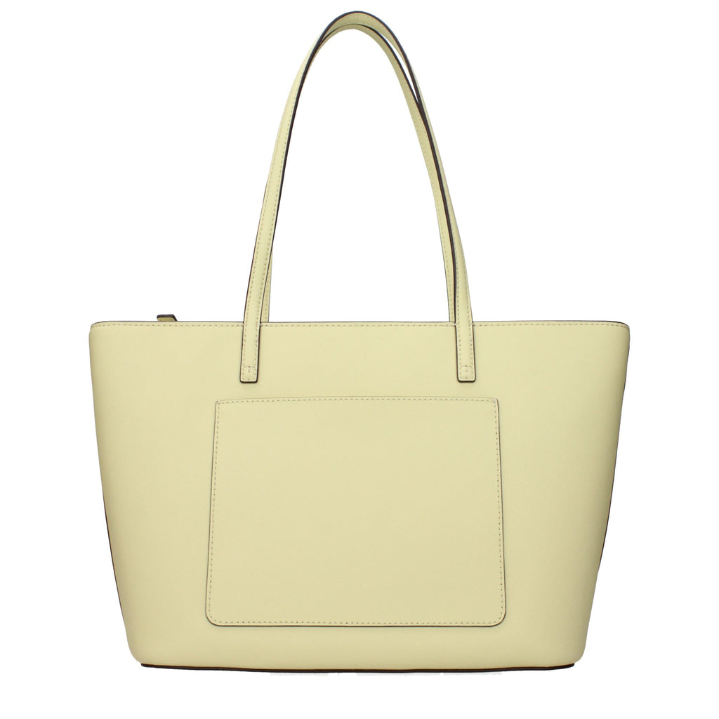 Gelbe Leder-Umhängetasche