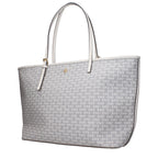 Beigefarbene Leder-Umhängetasche