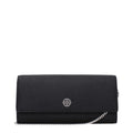Elegante Leder-Clutch in Schwarz