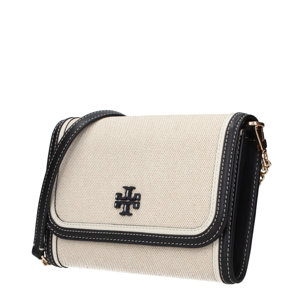 Beigefarbene Stoff-Clutch