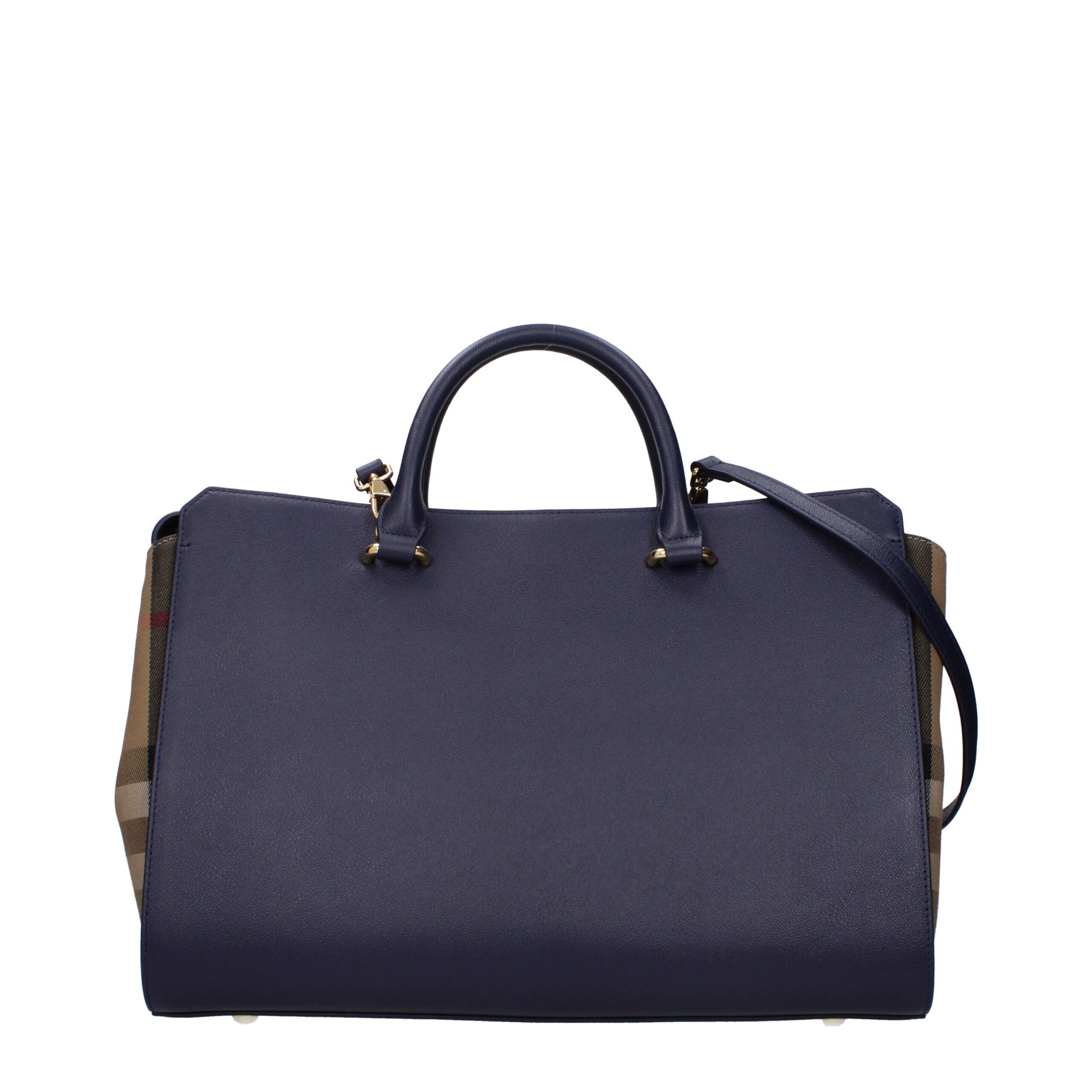 Handtasche aus Blauem Leder