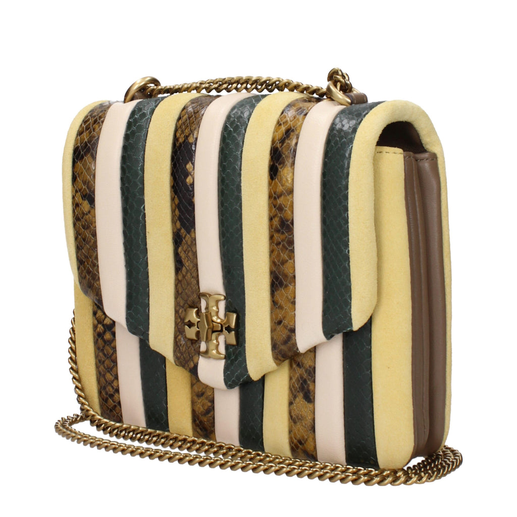 Gelbe Leder-Umhängetasche