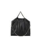 Schwarze Polyester-Handtasche