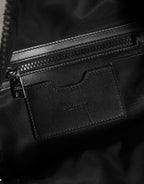 Weiße DG Sterne Druck Nylon Reise Rucksack Tasche