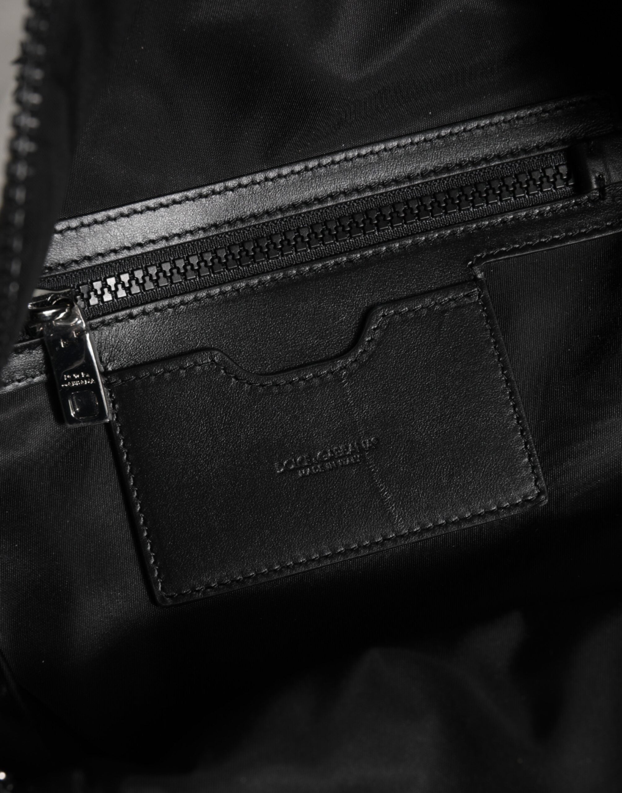 Weiße DG Sterne Druck Nylon Reise Rucksack Tasche