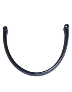 Blau Große Ayers Ledertasche Henkel Frauen Schulterriemen