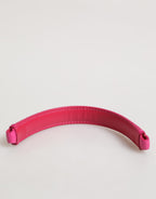 Rosa verzierte Ledertasche Henkel Frauen Schulterriemen