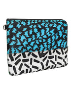 Multicolor gedruckt Nylon Logo Plaque Männer Clutch Pouch Tasche