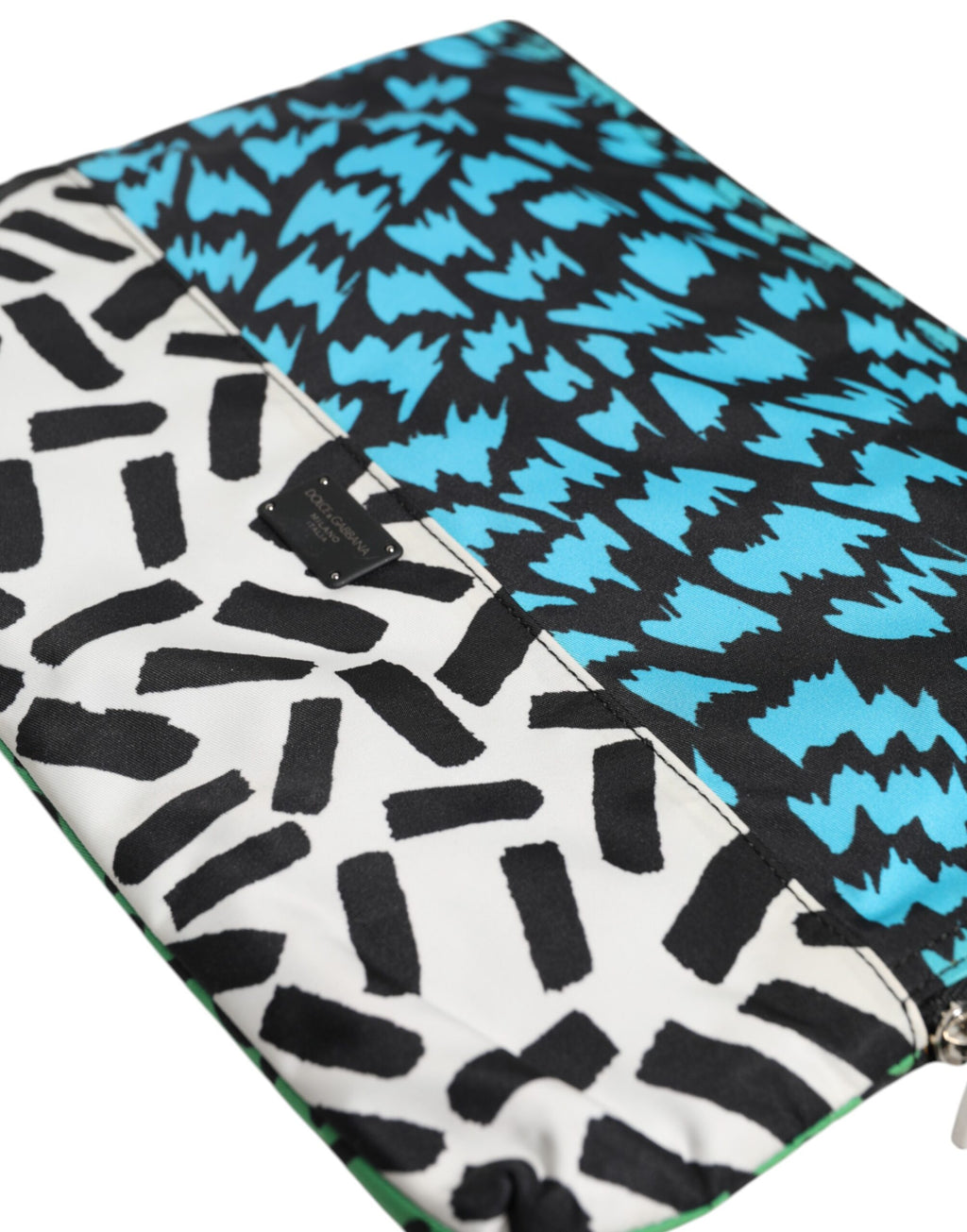 Multicolor gedruckt Nylon Logo Plaque Männer Clutch Pouch Tasche