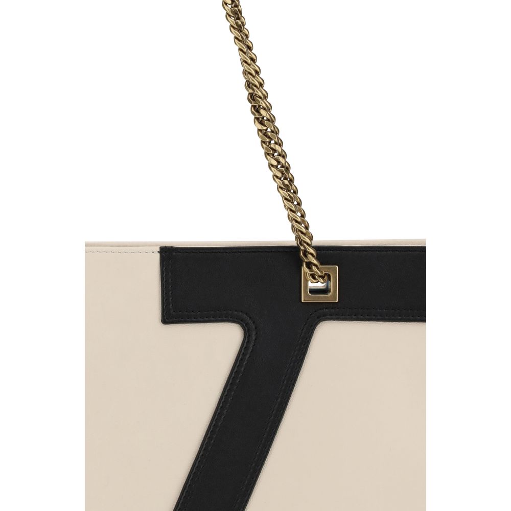 Cremefarbene Lamm Ovis Aries Aries Schultertasche