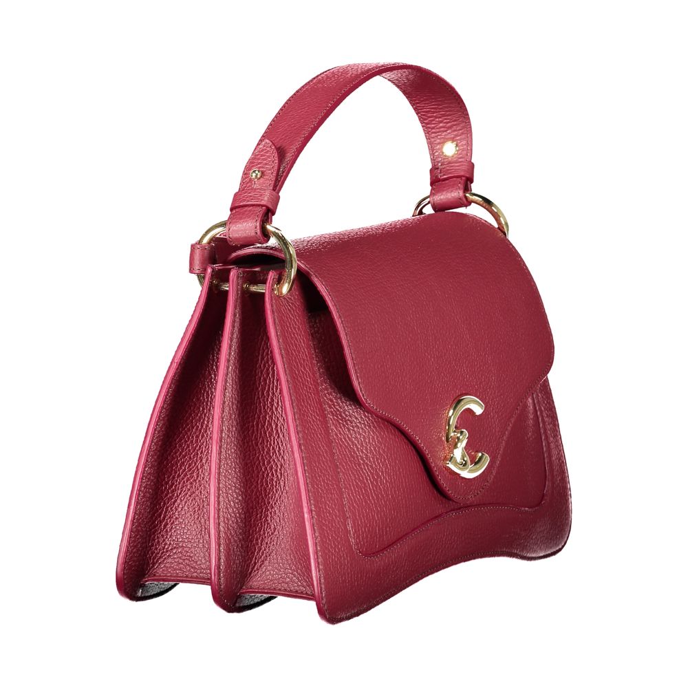 Lila Leder Frauen Handtasche