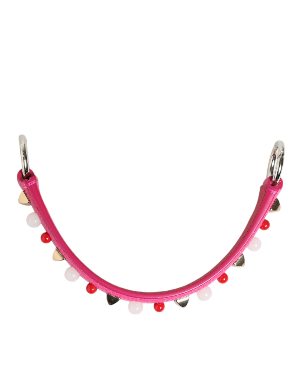 Rosa verzierte Ledertasche Henkel Frauen Schulterriemen