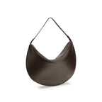 Schultertasche aus Kalbshaut Bos Taurus in Braun