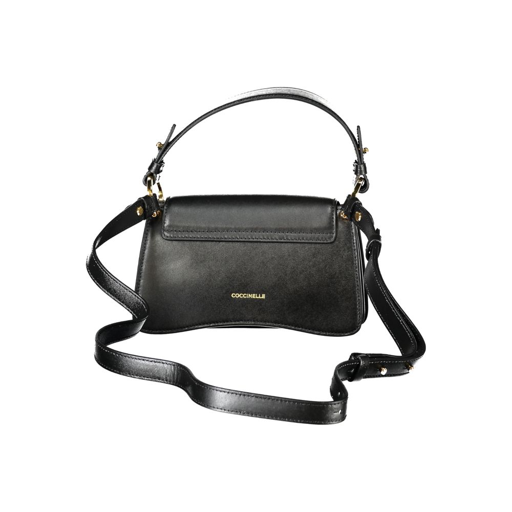 Schwarzes Leder Frauen Handtasche