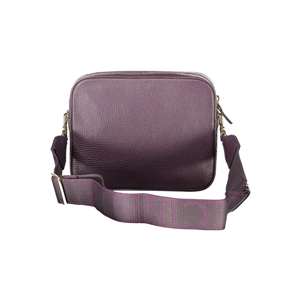 Lila Leder Frauen Handtasche