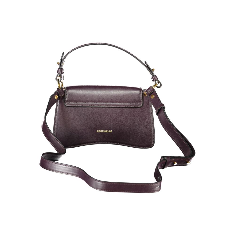 Lila Leder Frauen Handtasche