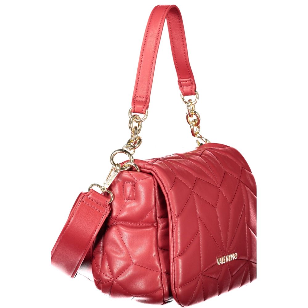 Rote Polyethylen-Handtasche