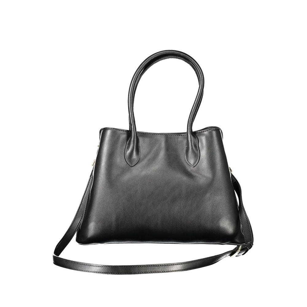 Schwarze Polyethylen-Handtasche