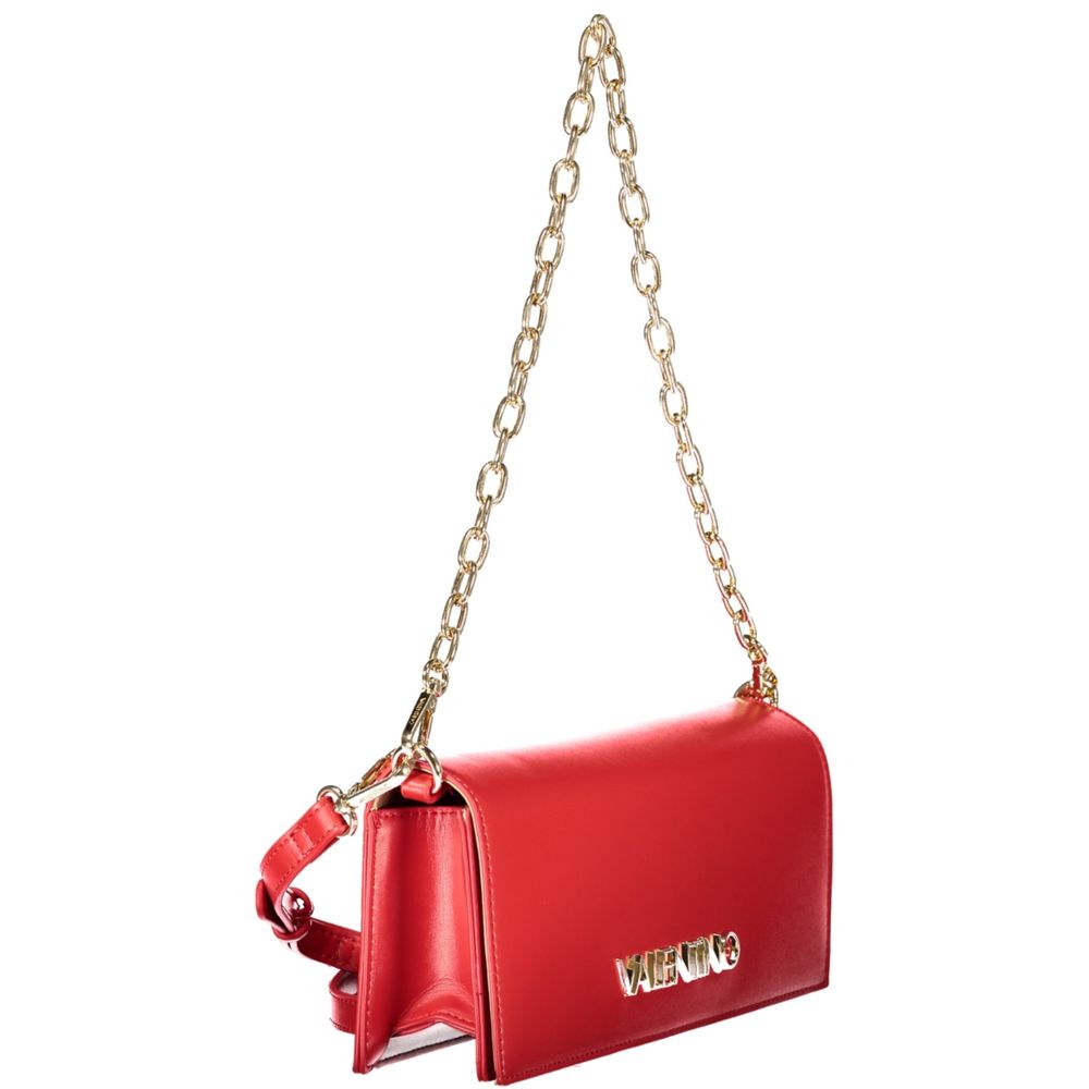 Rote Polyethylen-Handtasche