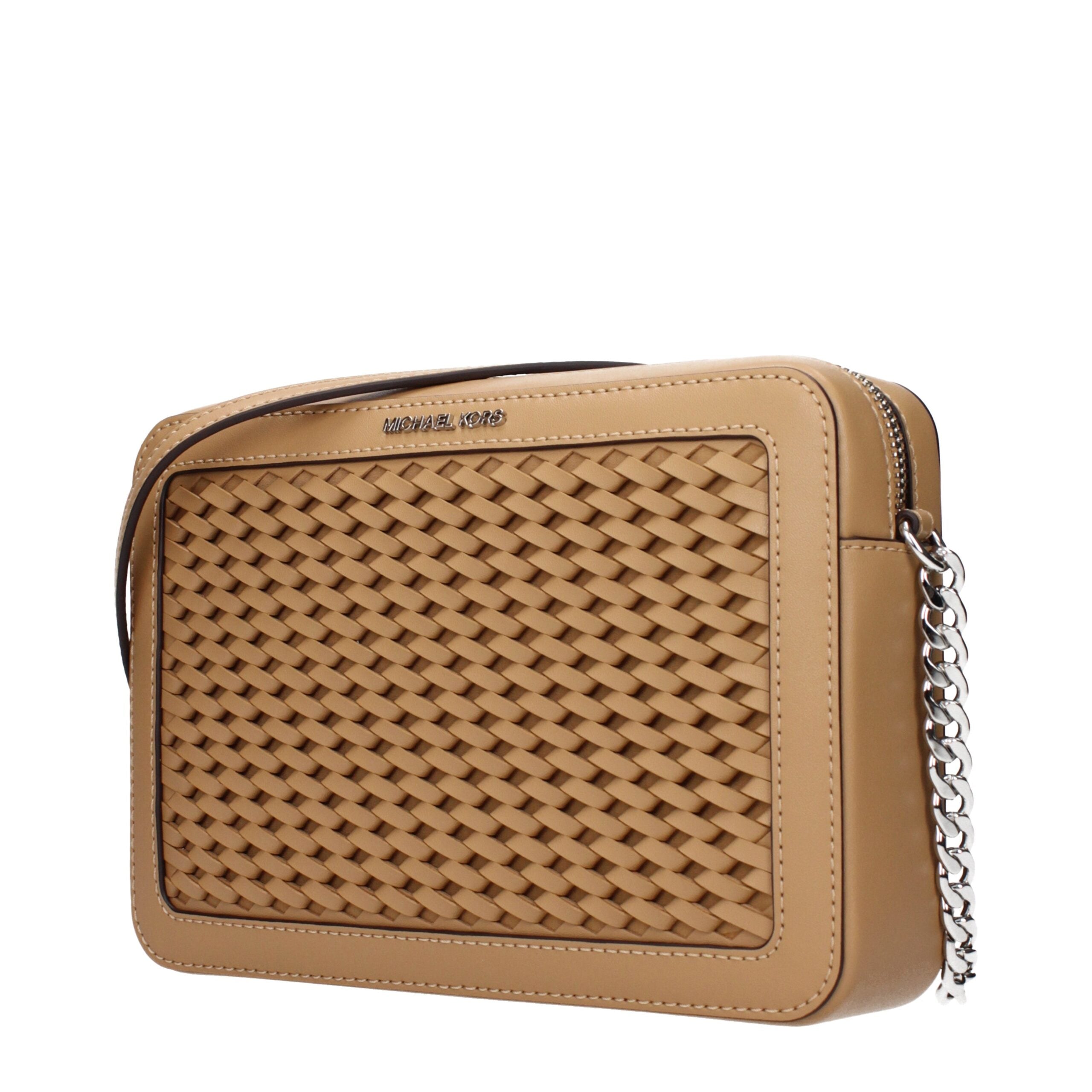 Braune Leder-Umhängetasche