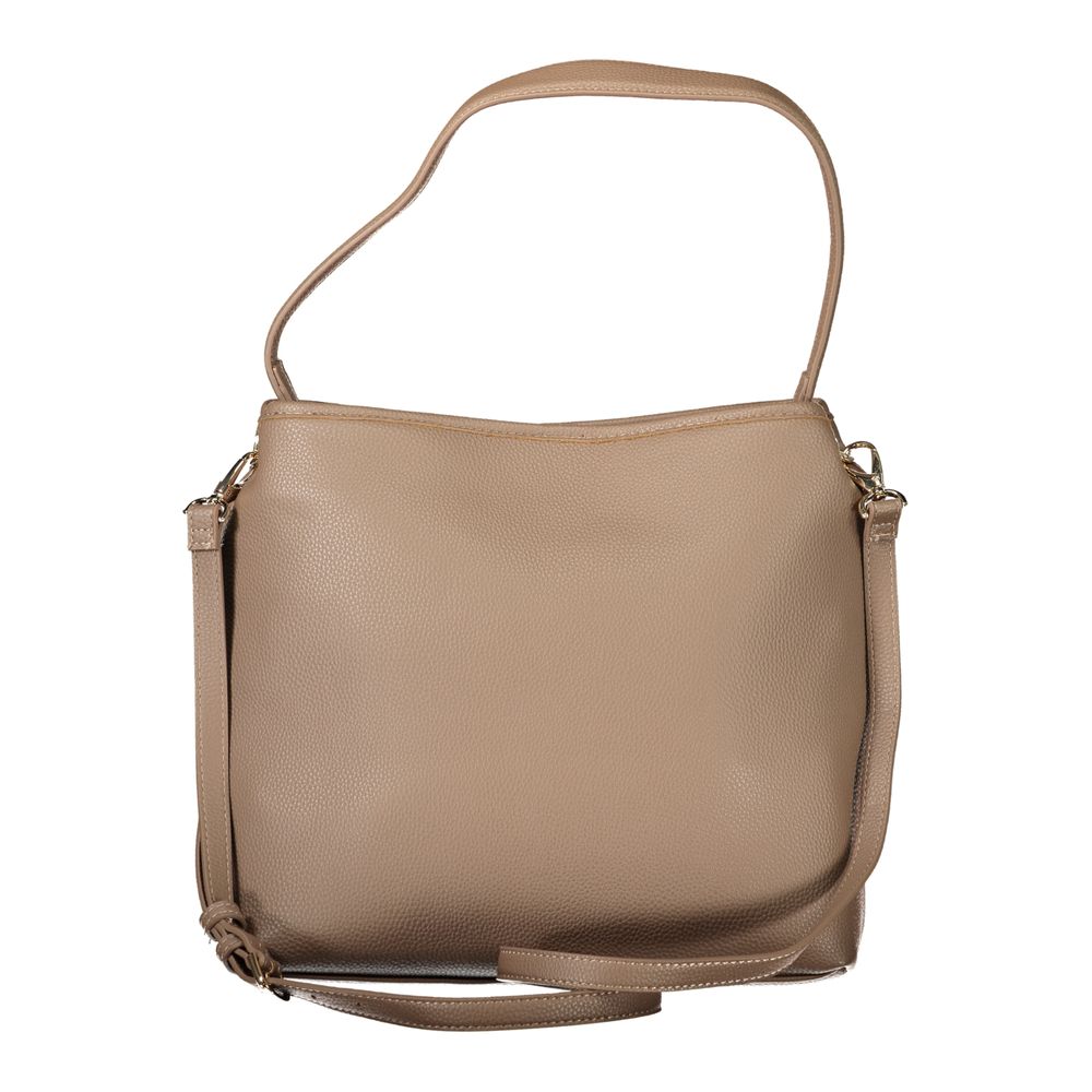 Braune Polyethylen-Handtasche